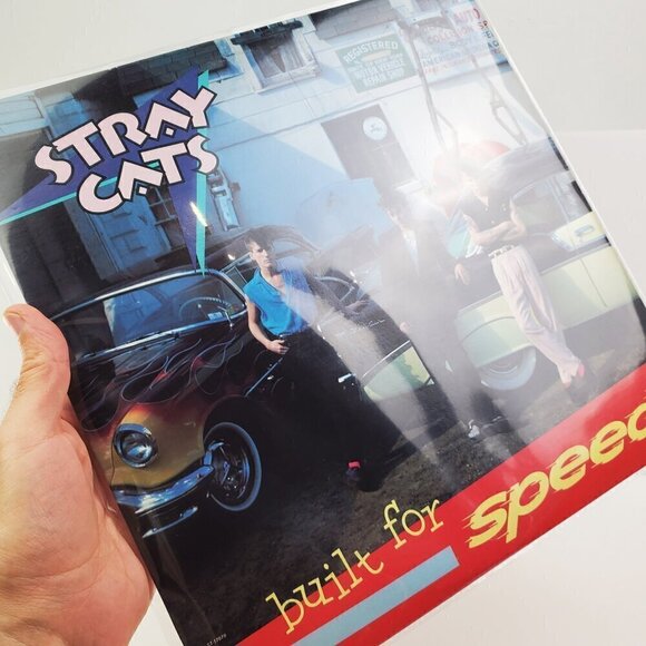 Stray Cats Built for Speed Vinyl Record 1982 Stereo ST-17070 EMI Rockabilly - Picture 8 of 13